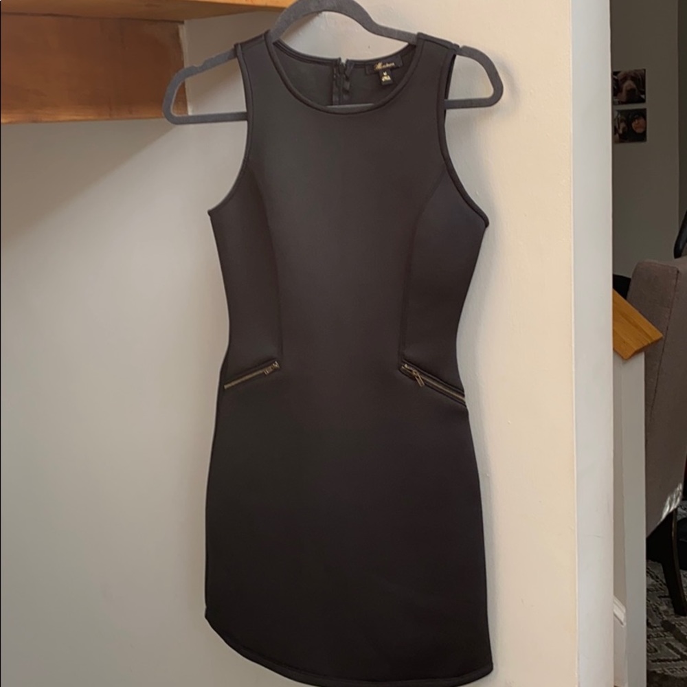 Black scuba dress